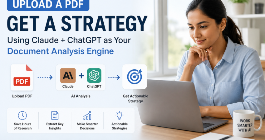 Tip #4: Upload a PDF, Get a Strategy — Using Claude & ChatGPT as Your Document Analysis Engine