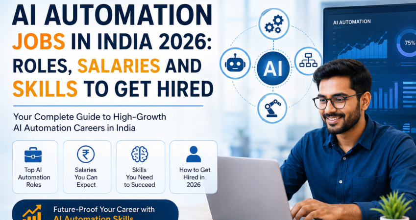 AI Automation Jobs in India 2026: Roles, Salaries and Skills to Get Hired