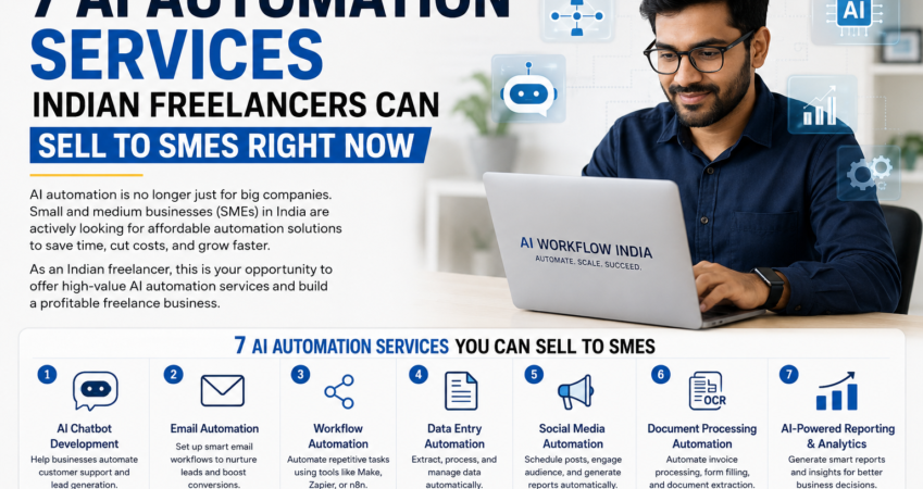7 AI Automation Services Indian Freelancers Can Sell to SMEs Right Now