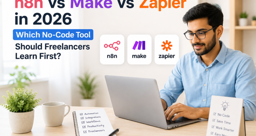 n8n vs Make.com vs Zapier in 2026: Which No-Code Tool Should Freelancers Learn First?
