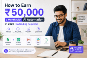 AI automation jobs India, no-code AI career, freshers AI salary India