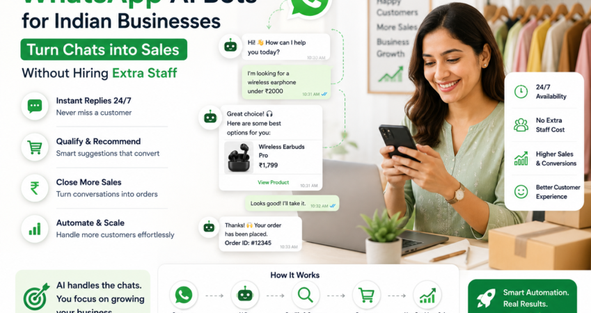 WhatsApp AI Bots for Indian Businesses: Turn Chats Into Sales Without Hiring Extra Staff