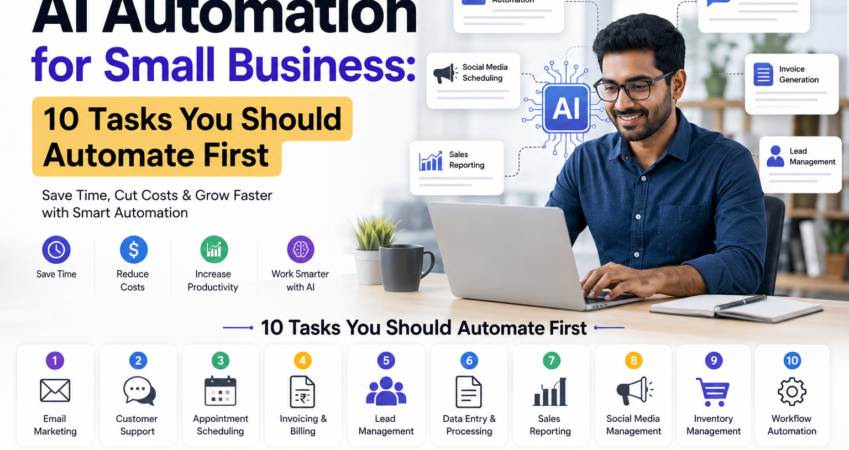AI Automation for Small Business: 10 Tasks You Should Automate First