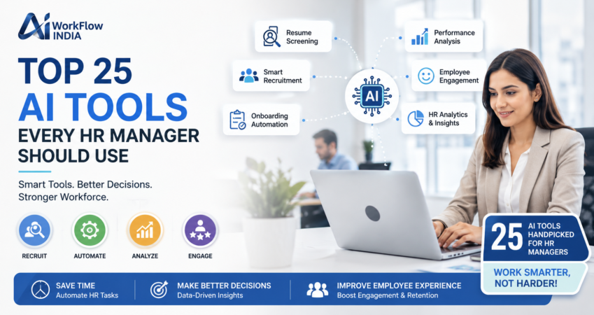 Top 25 AI Tools Every HR Manager Should Use
