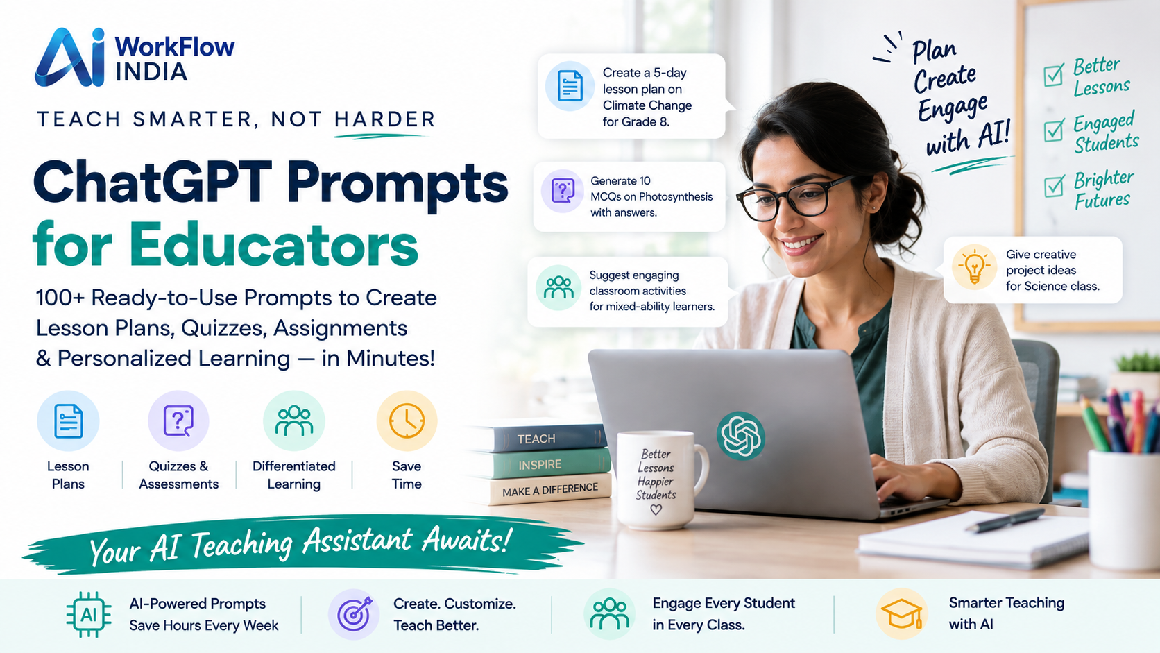 100+ ChatGPT Prompts for Educators to Save Time & Teach Better