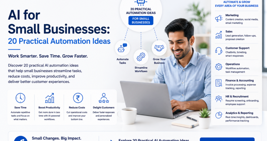 AI for Small Businesses: 20 Practical Automation Ideas AI for Small Businesses: 20 Practical Automation Ideas