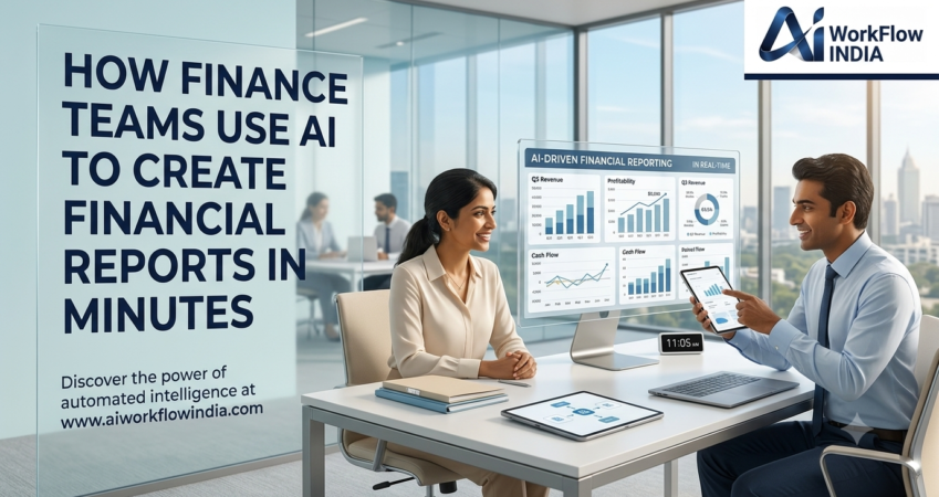 Finance Teams Using AI: Reporting in Minutes Finance Teams Using AI: Reporting in Minutes